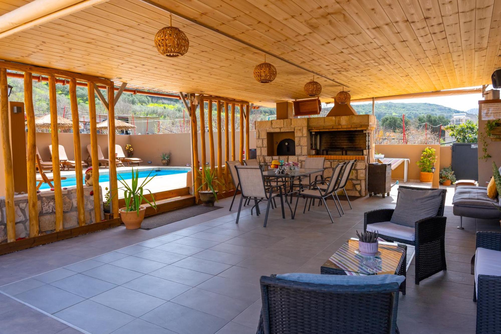 Countryhouse Villa With Pool & Private Parking Heraklion  Ngoại thất bức ảnh